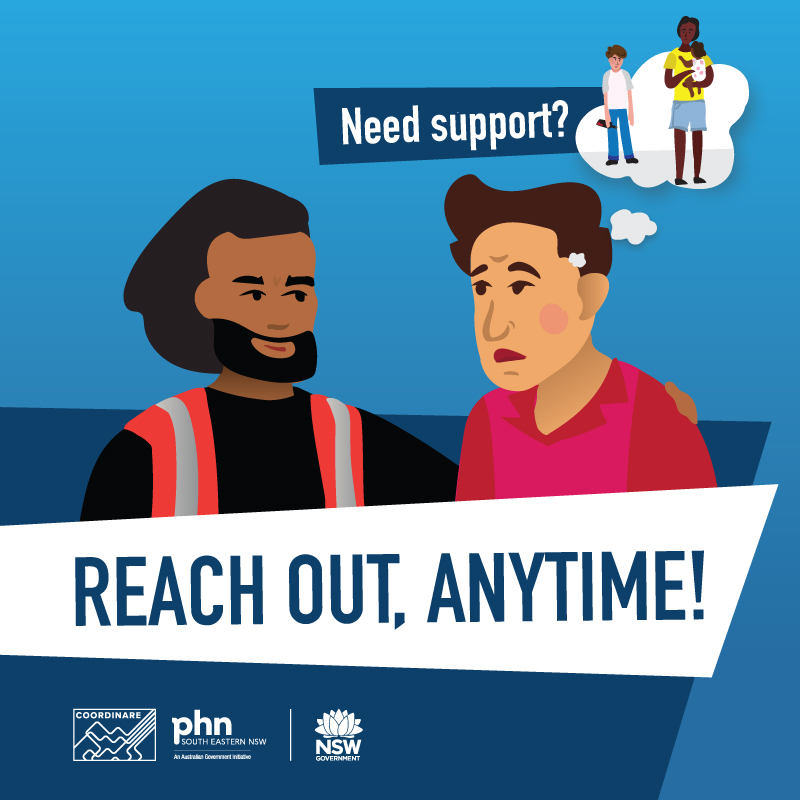 Locals urged to reach out… anytime! Locals urged to reach out… anytime!
