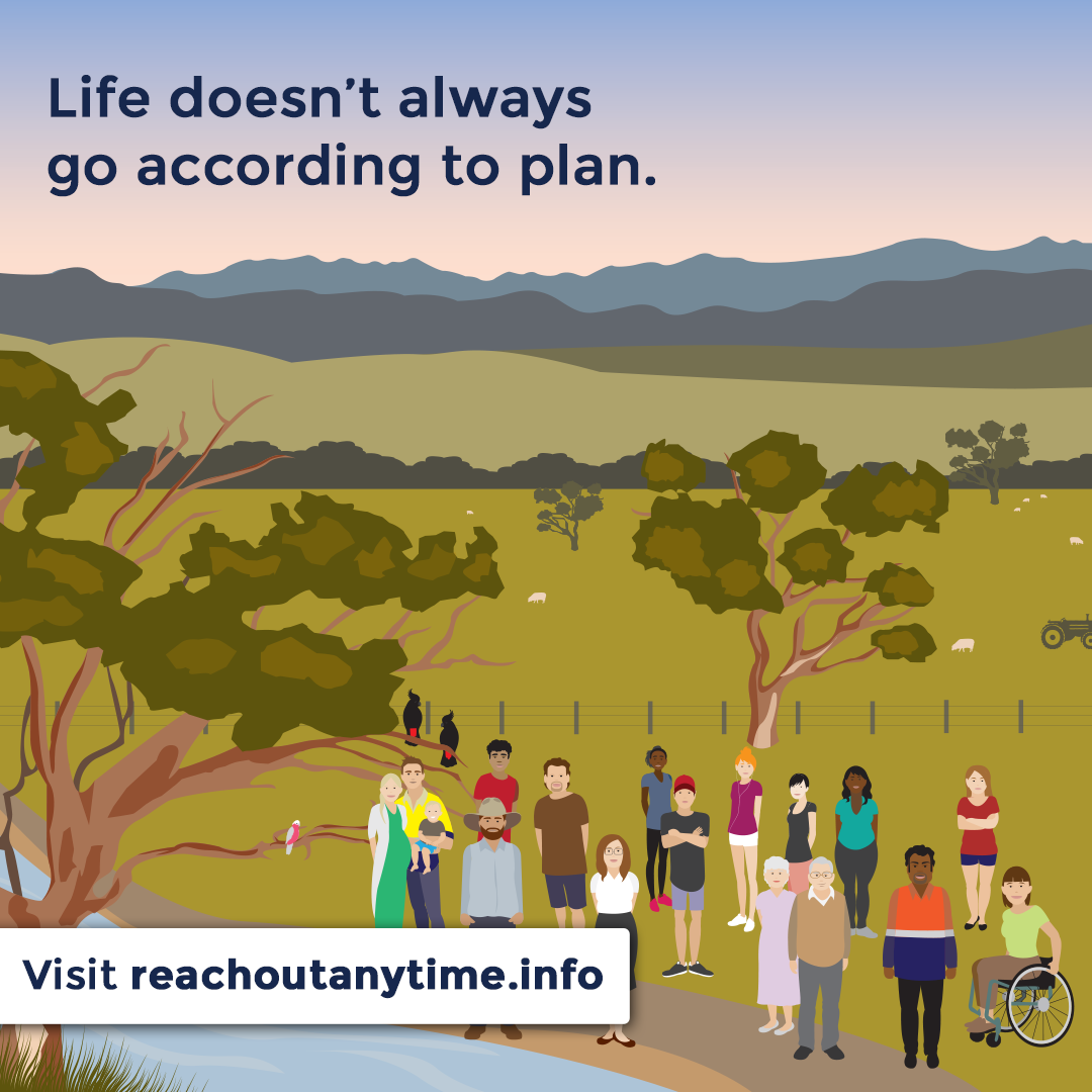 Local residents urged to reach out… anytime! Local residents urged to reach out… anytime!