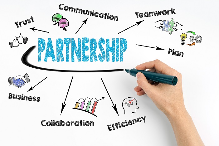 Hand with marker writing Partnership concept 684738218 5616x3744