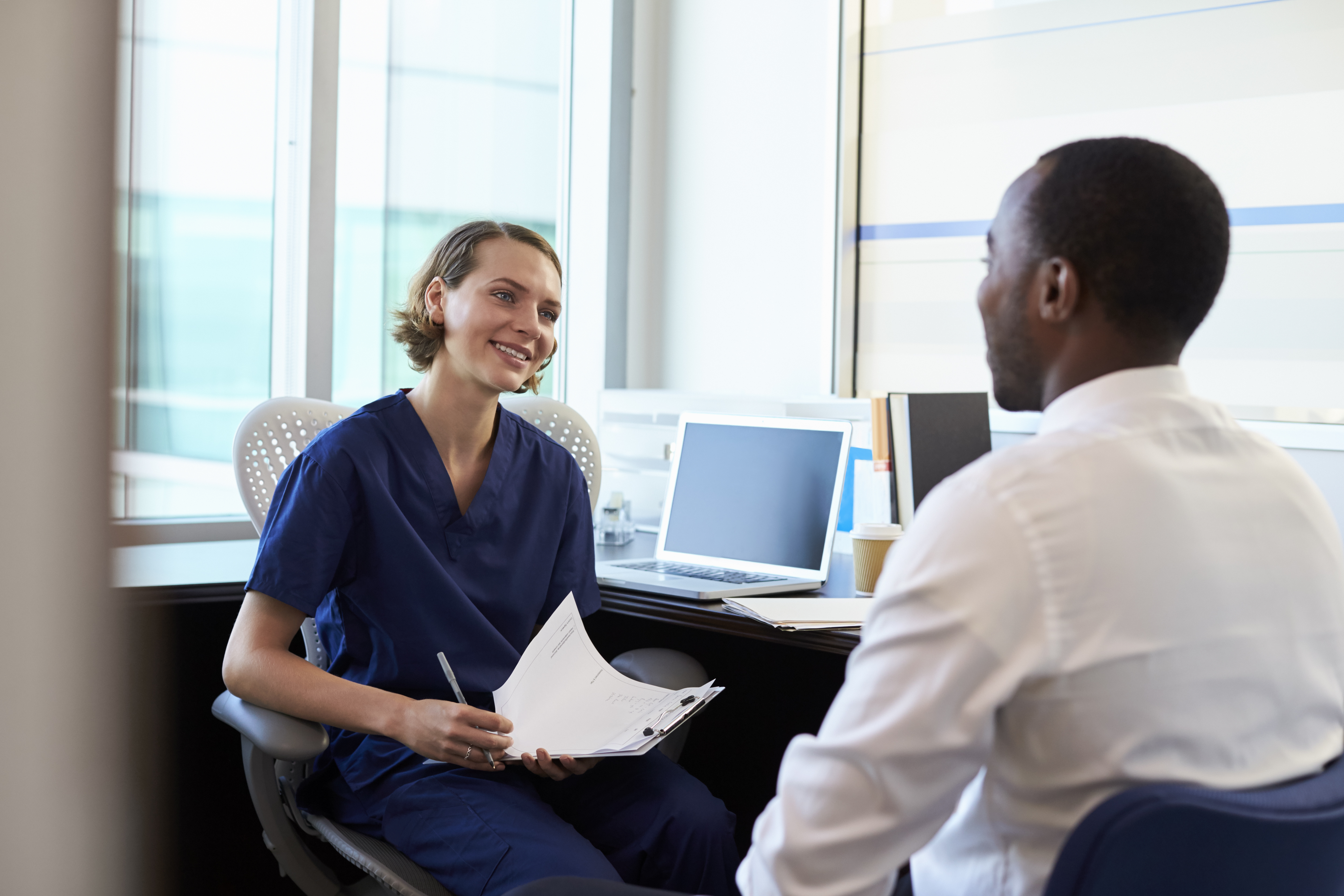IMG nurse and patient