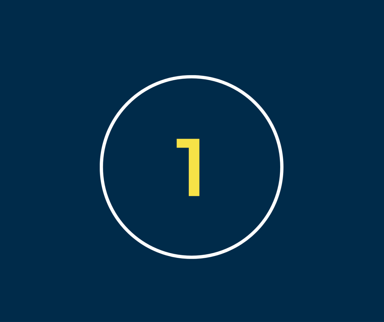 number 1