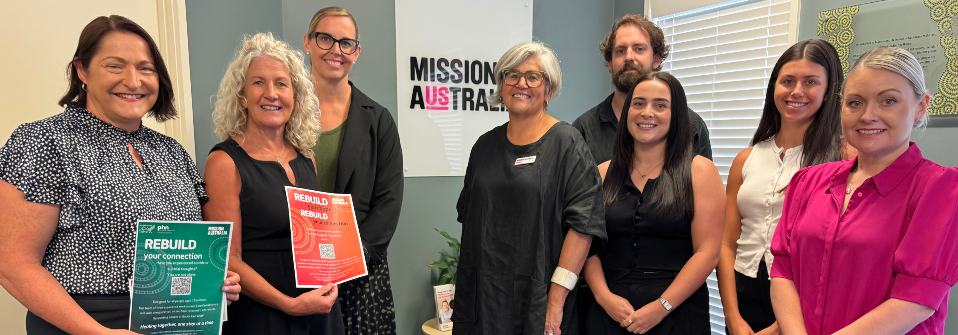 photo of officials at the official launch of the new program