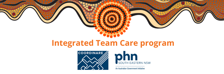 Integrated team care program logo, aboriginal artwork.