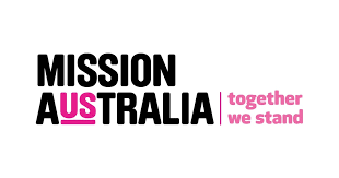 Mission Australia logo.