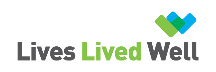 Lives Lived Well logo.