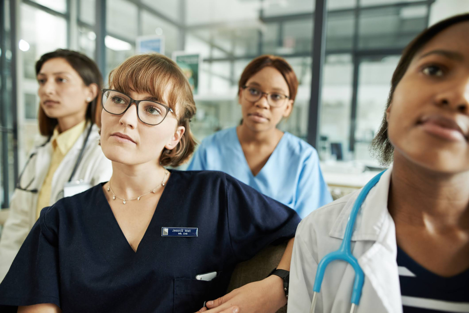 Group of healthcare workers